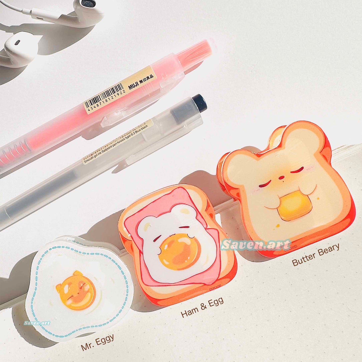 Acrylic Clips: Breakfast Club