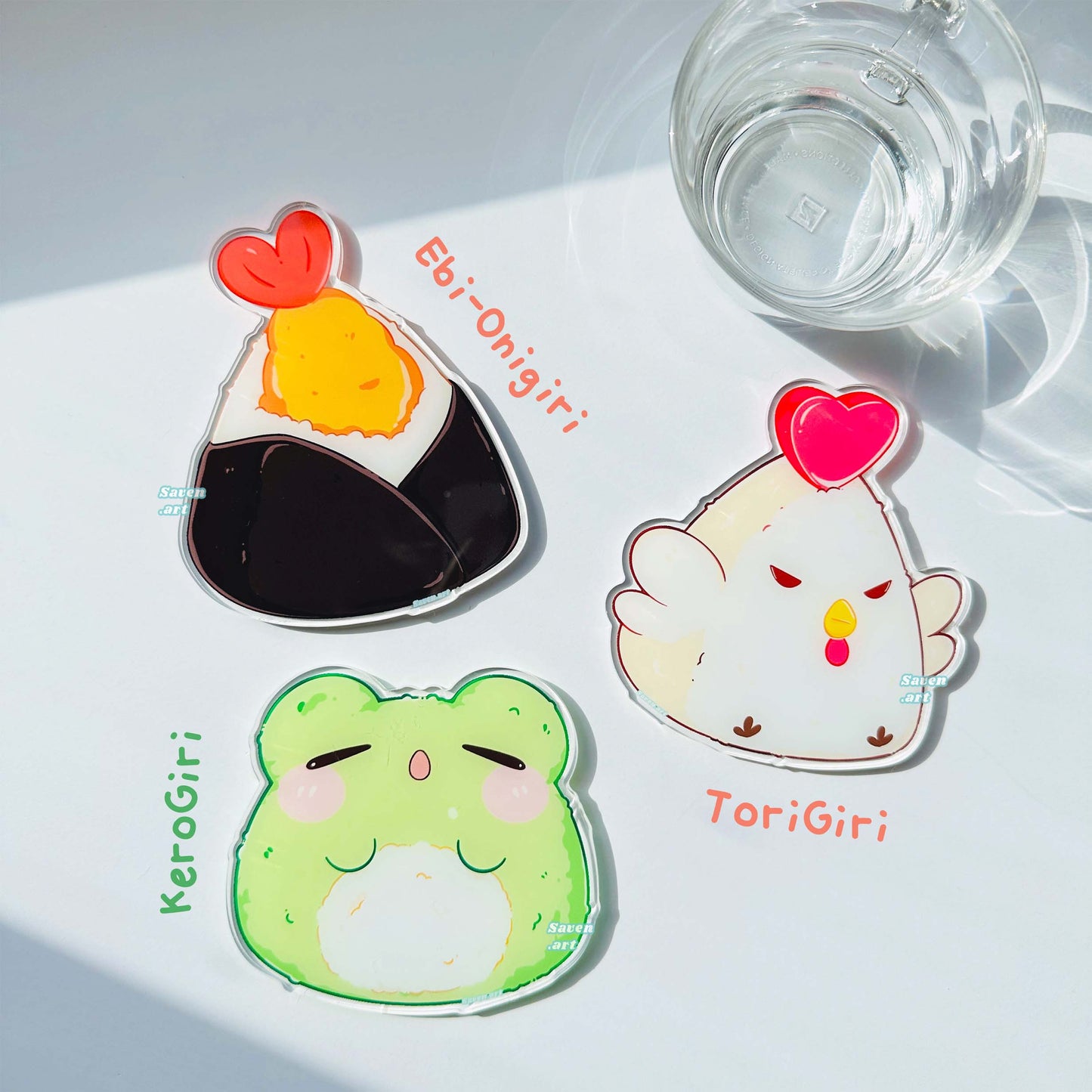 Acrylic Coaster: Onigiris