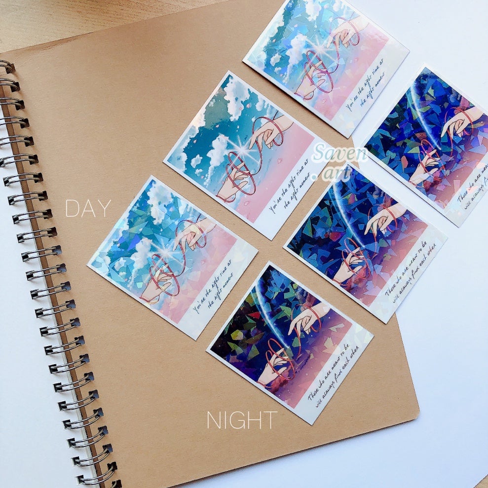 “Meant to be” print and stickers
