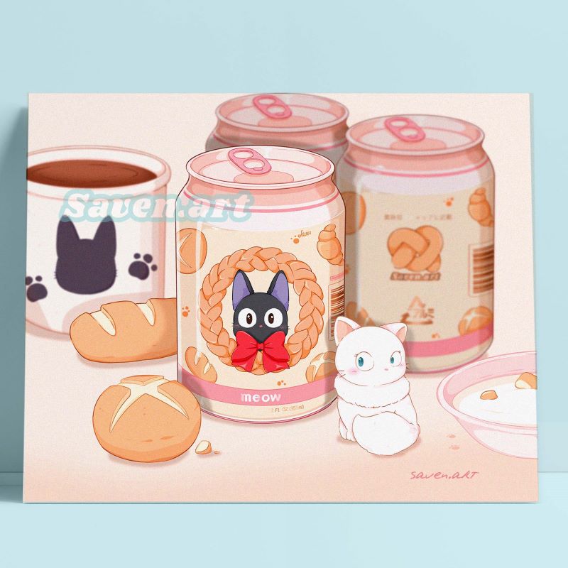 Art Print: Kiki's Delivery Service - Jiji