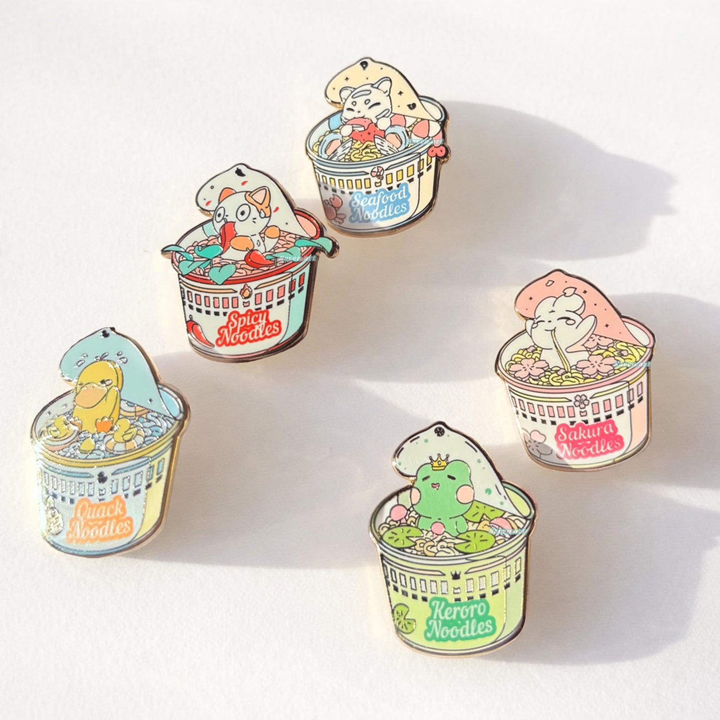 Enamel Pin: Saven Noodles