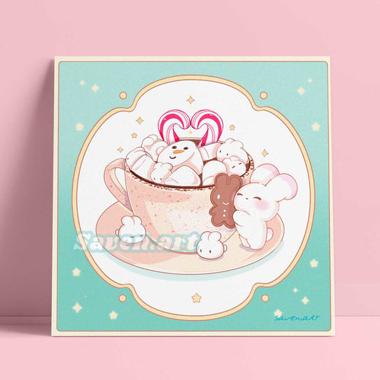 Art Print: AkoBuns' Hot Chocolate