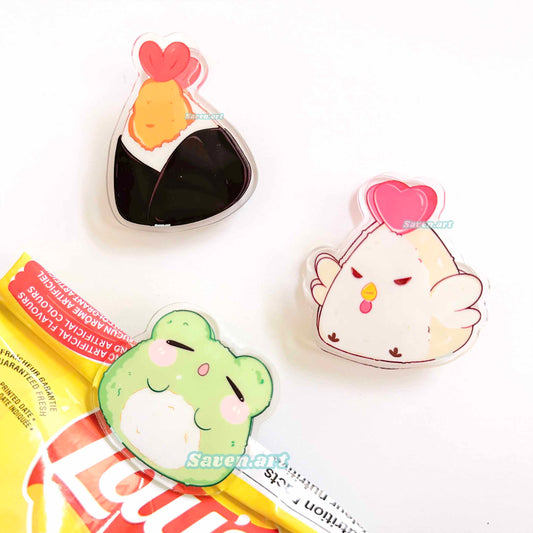 Acrylic Clips: Onigiri Set