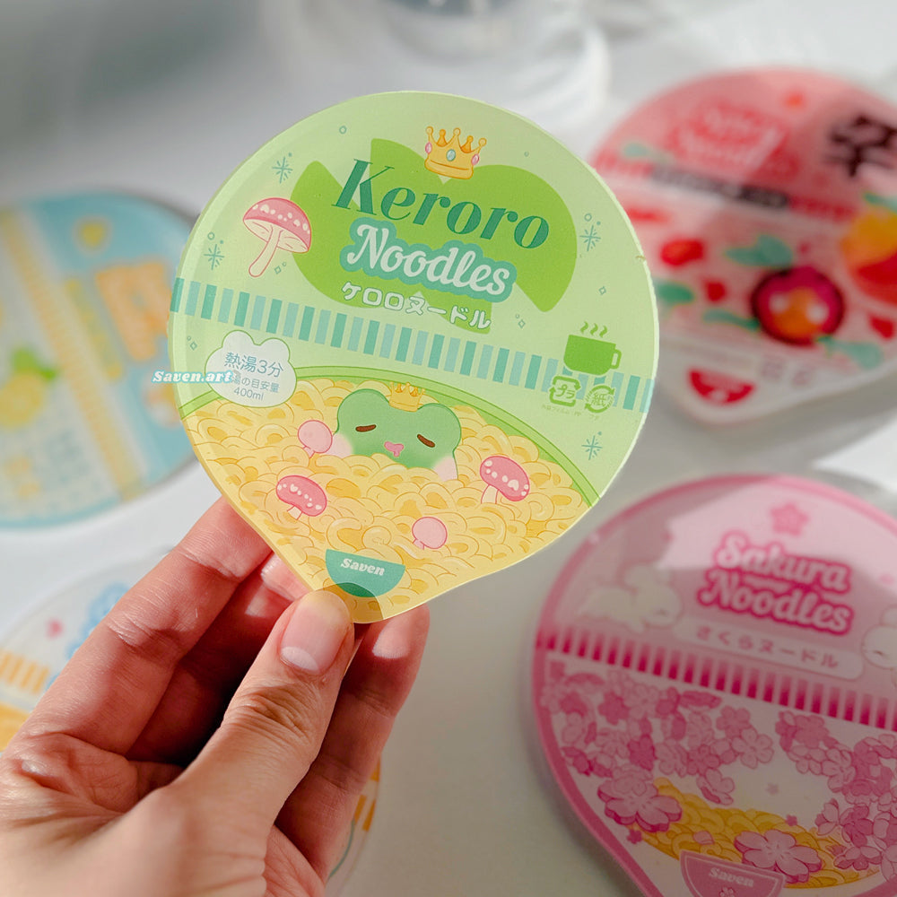 Acrylic Coasters - Saven Noodles