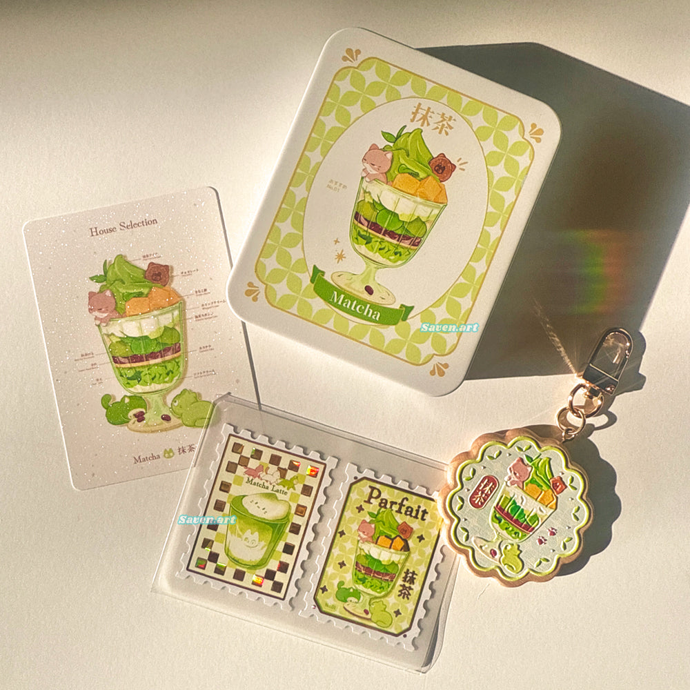Matcha Parfait Collectible Tin Set