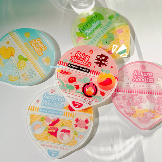 Acrylic Coasters - Saven Noodles
