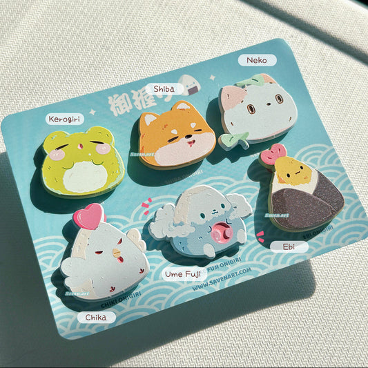 Enamel Pin: Mini Onigiris