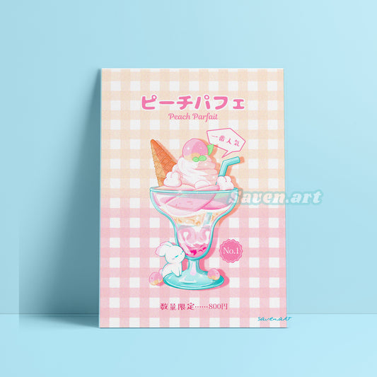 Art Prints - Peach Parfait