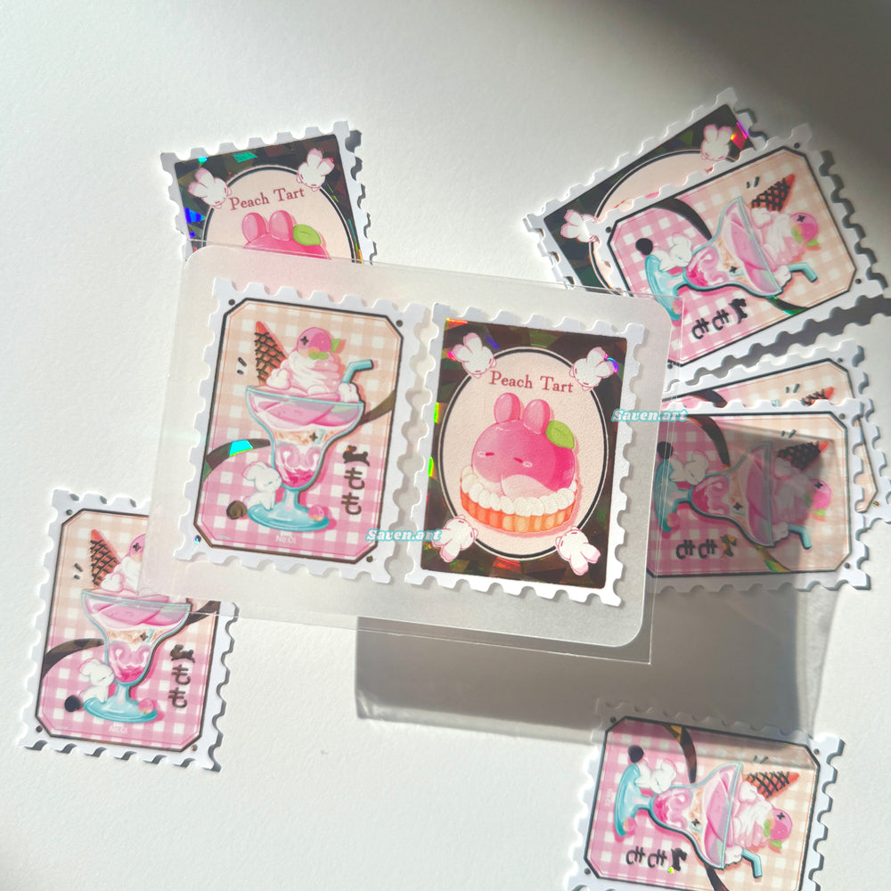 Parfait Menu Foil Sticker Set - Matcha