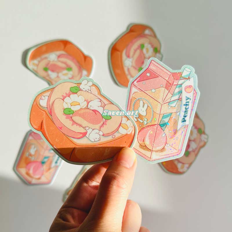 Peach Juice Pin