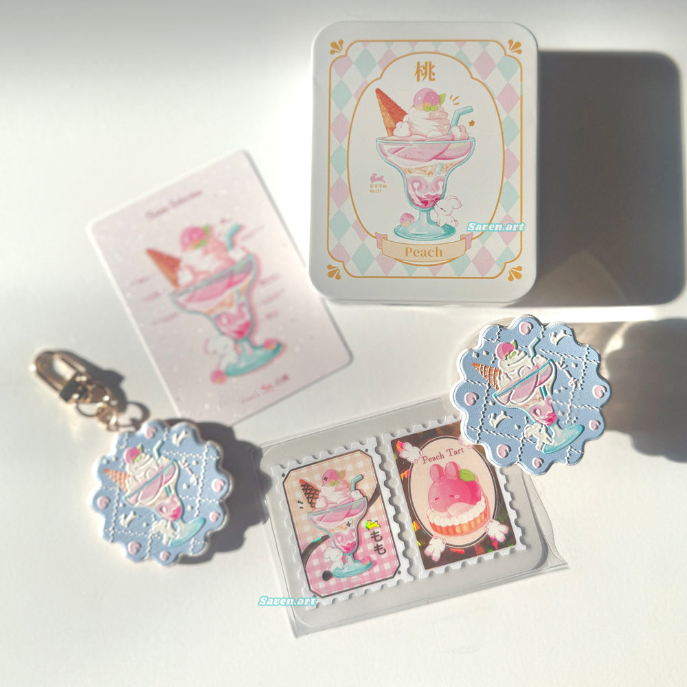 Peach Parfait Collectible Tin Set