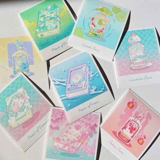 Polaroid Set: 2.0 Enchanted Potions & Spell Books