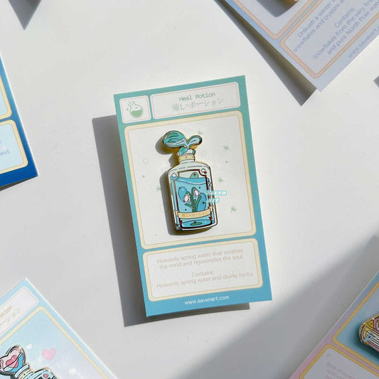 Enamel Pin: Heal Potion