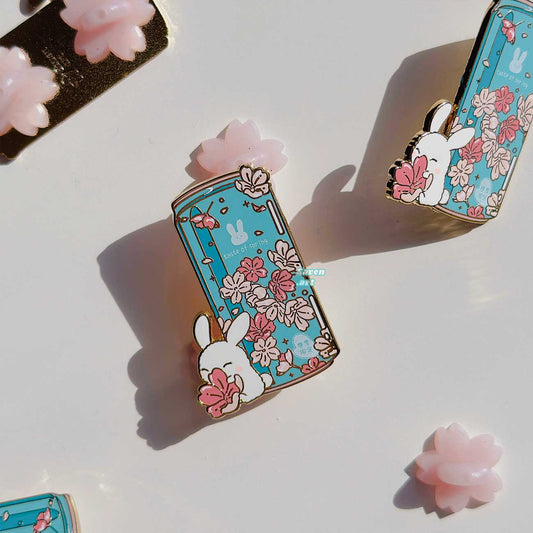 Enamel Pins: Sakura and Gingko Soda