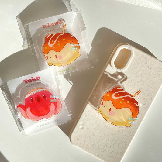 Phone Grip: Tako OR Takoyaki