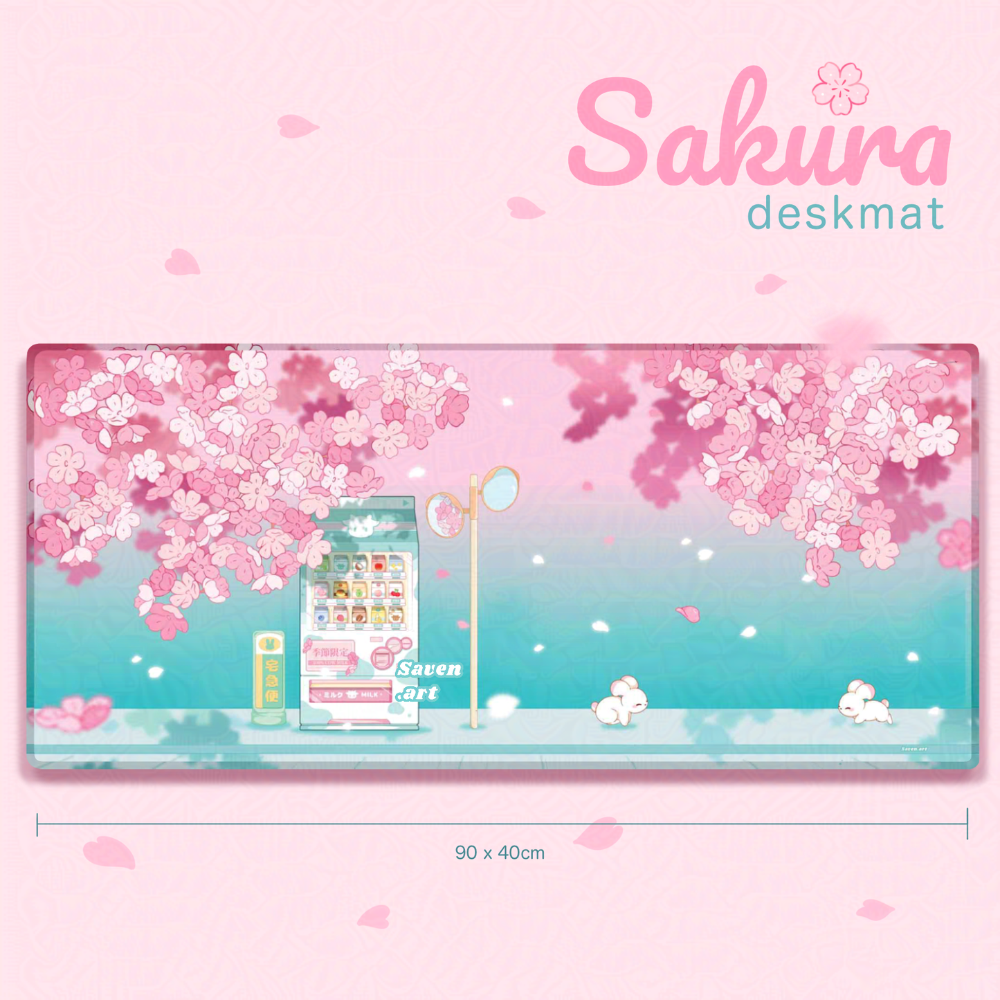 XL Deskmat - Sakura Vending Machine