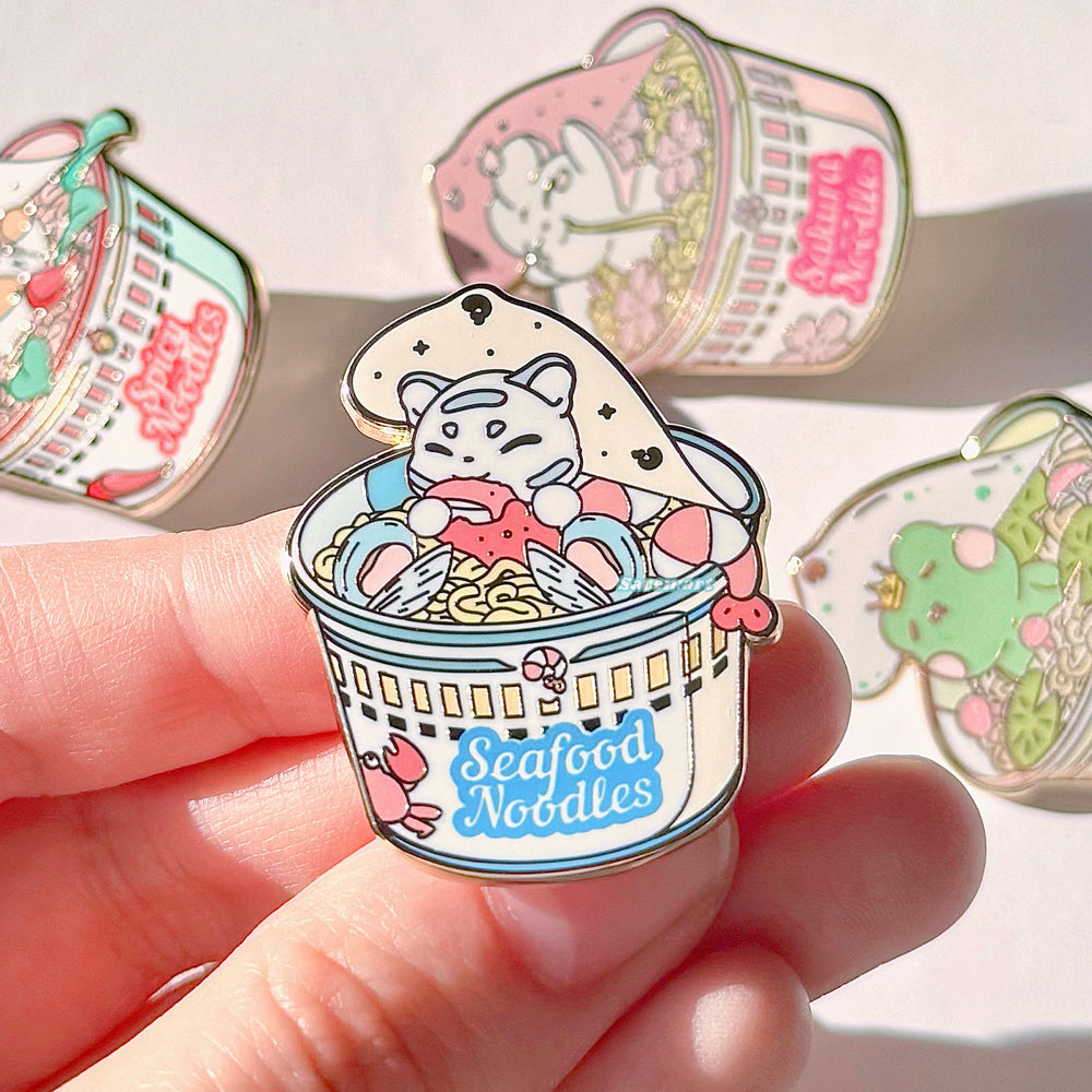 Enamel Pin: Saven Noodles