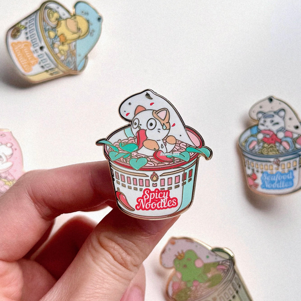 Enamel Pin: Saven Noodles