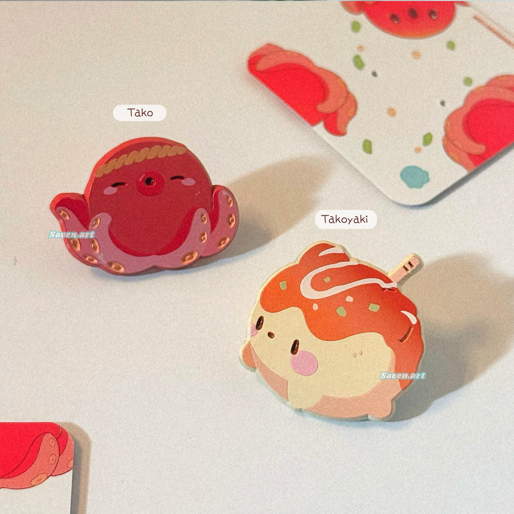 Enamel Pin: Mini Takoyaki
