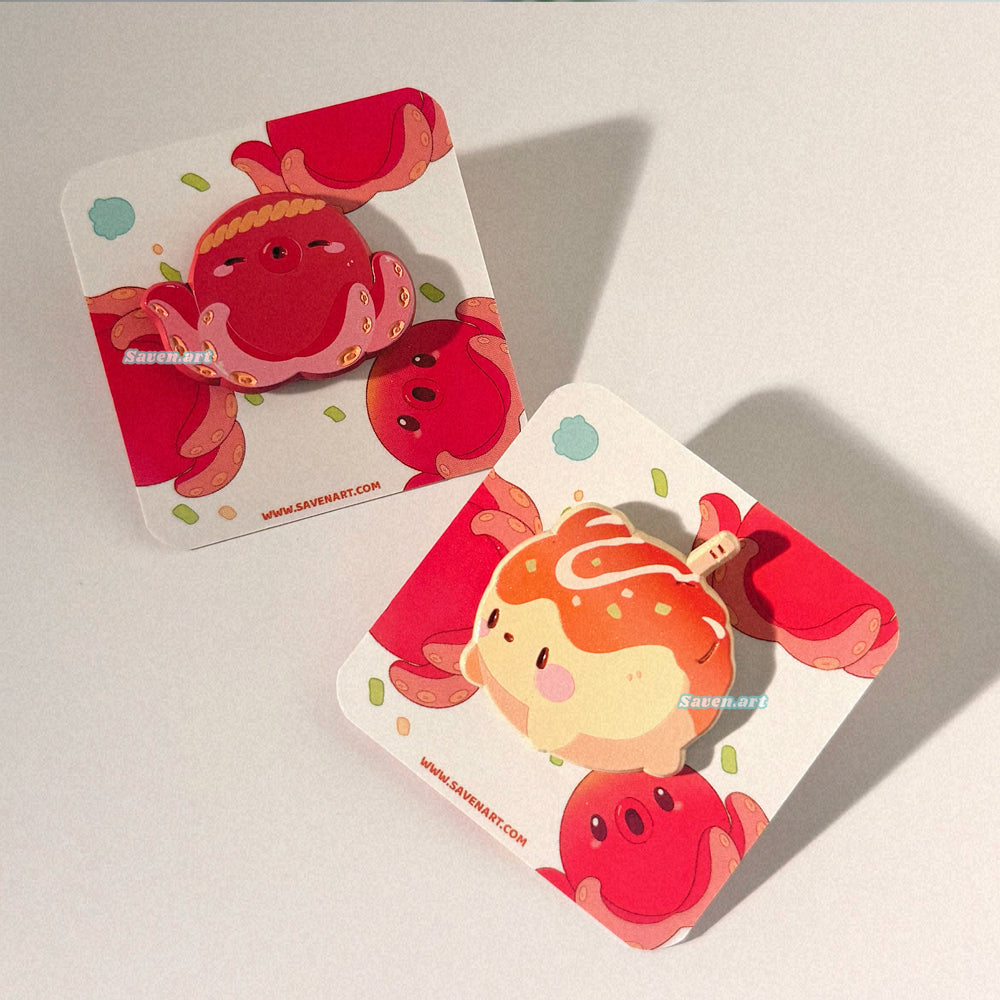Enamel Pin: Mini Takoyaki