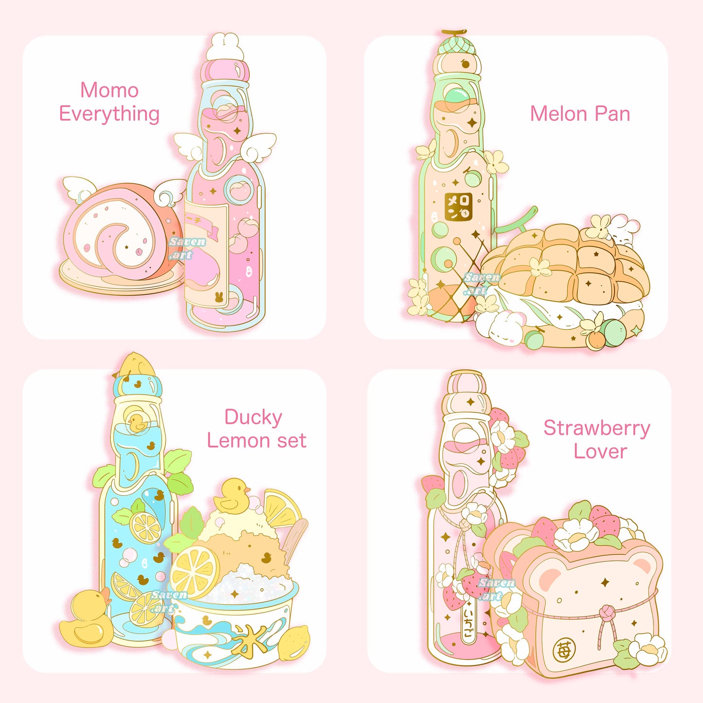 Enamel Pin: Dreamy Meal Combos