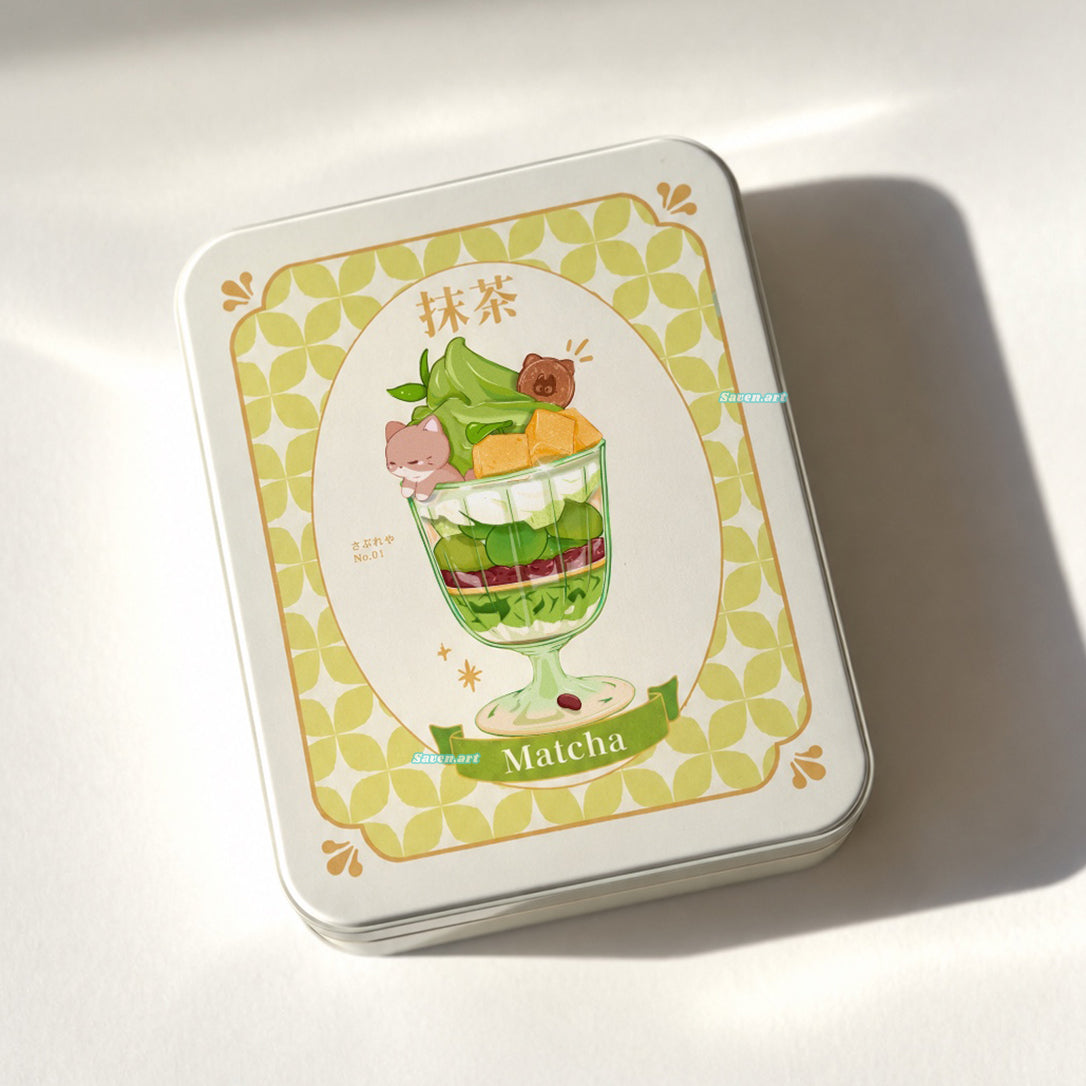 Matcha Parfait Collectible Tin Set