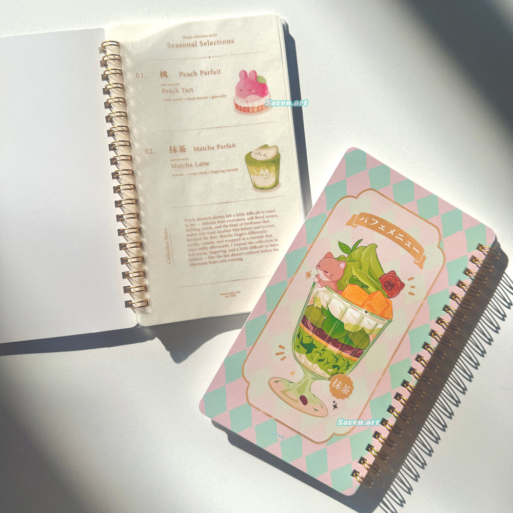 Sticker Book - Parfait Menu