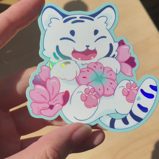 Sticker: Sakura Tiger