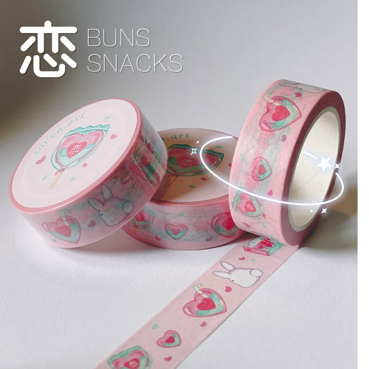 Washi Tape: Love Buns Snacks