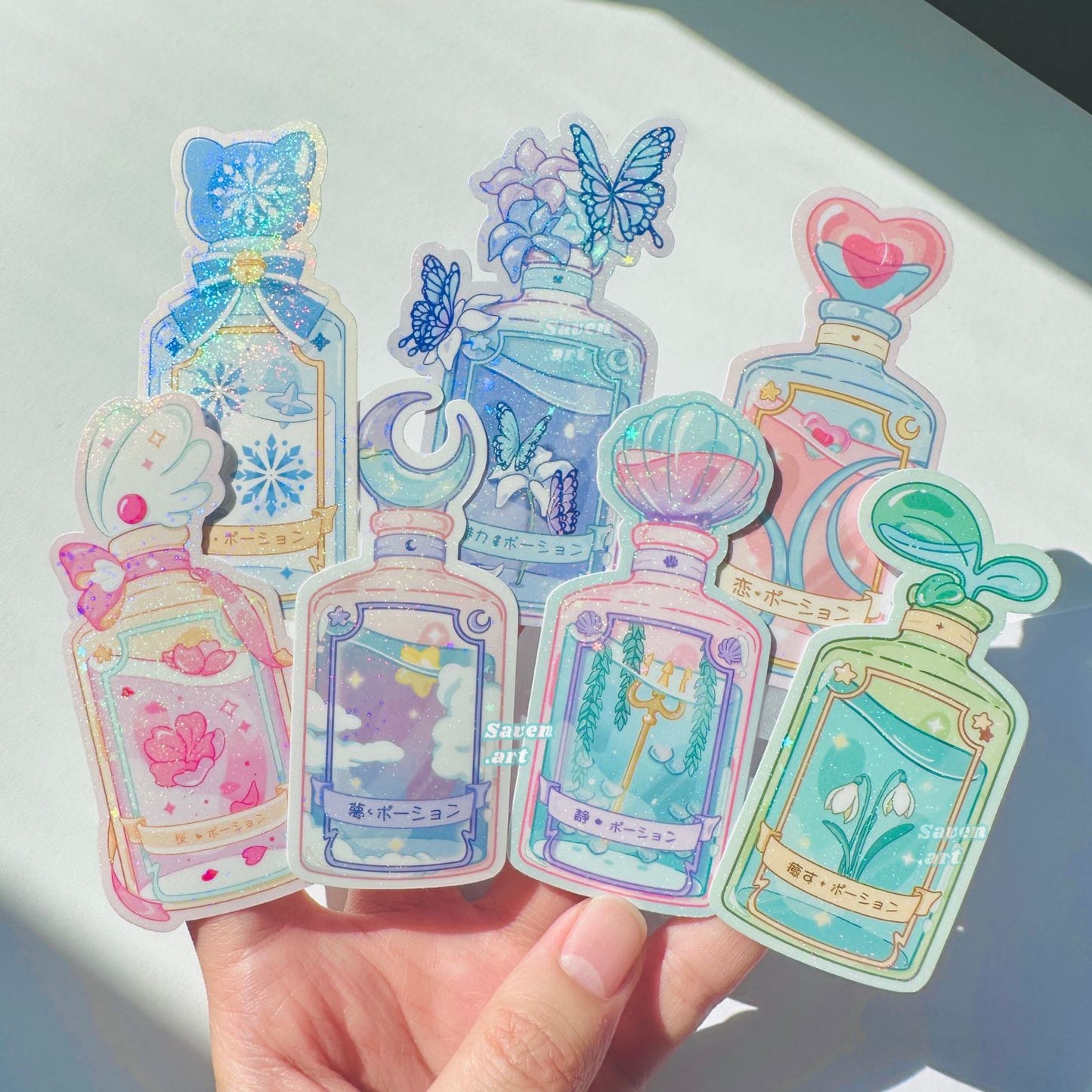 Sticker Set: Enchanted Potion and Spell Books