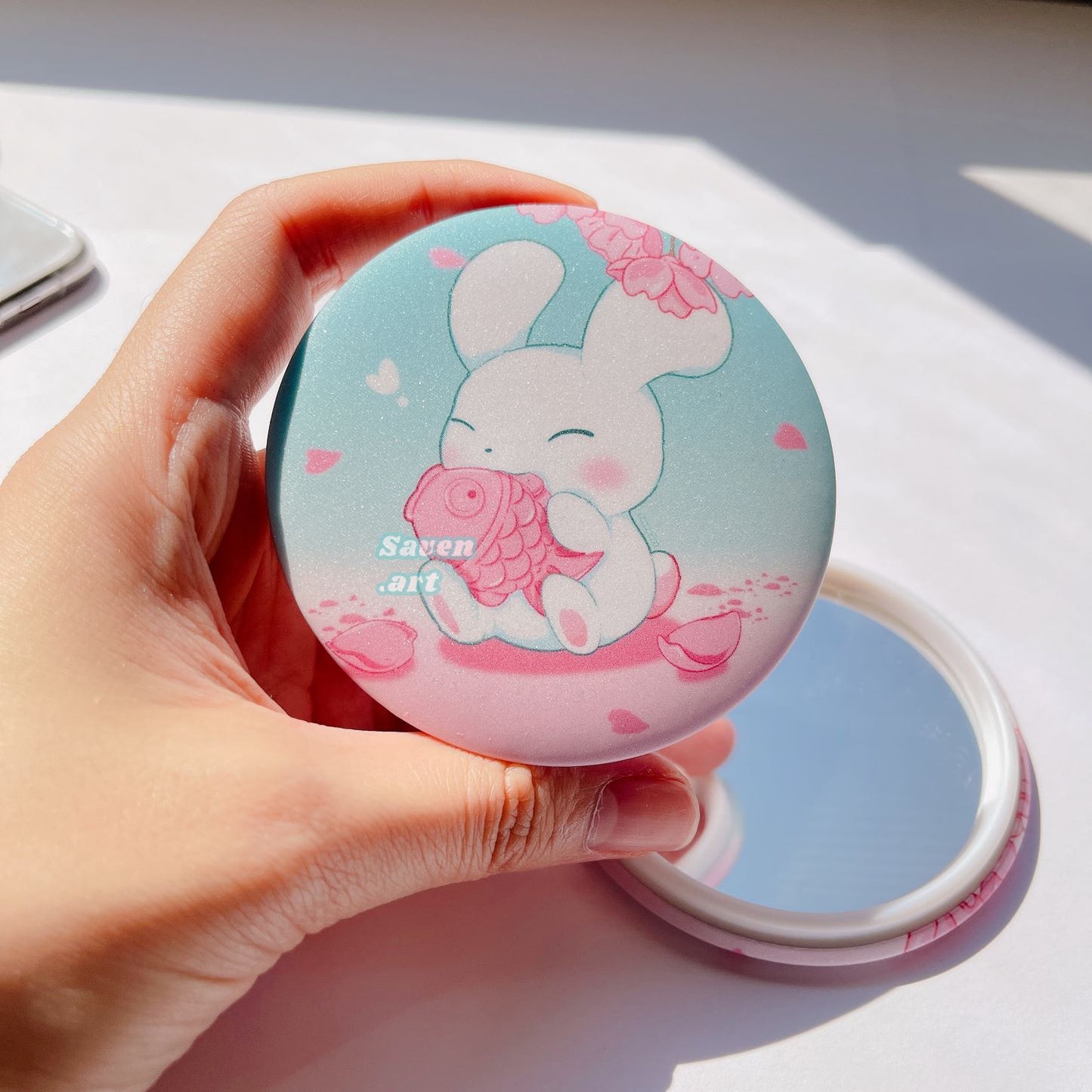 Sakura Soda Pocket Mirror