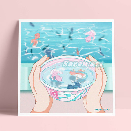 Print: Goldfish (Kingyo Sukui)