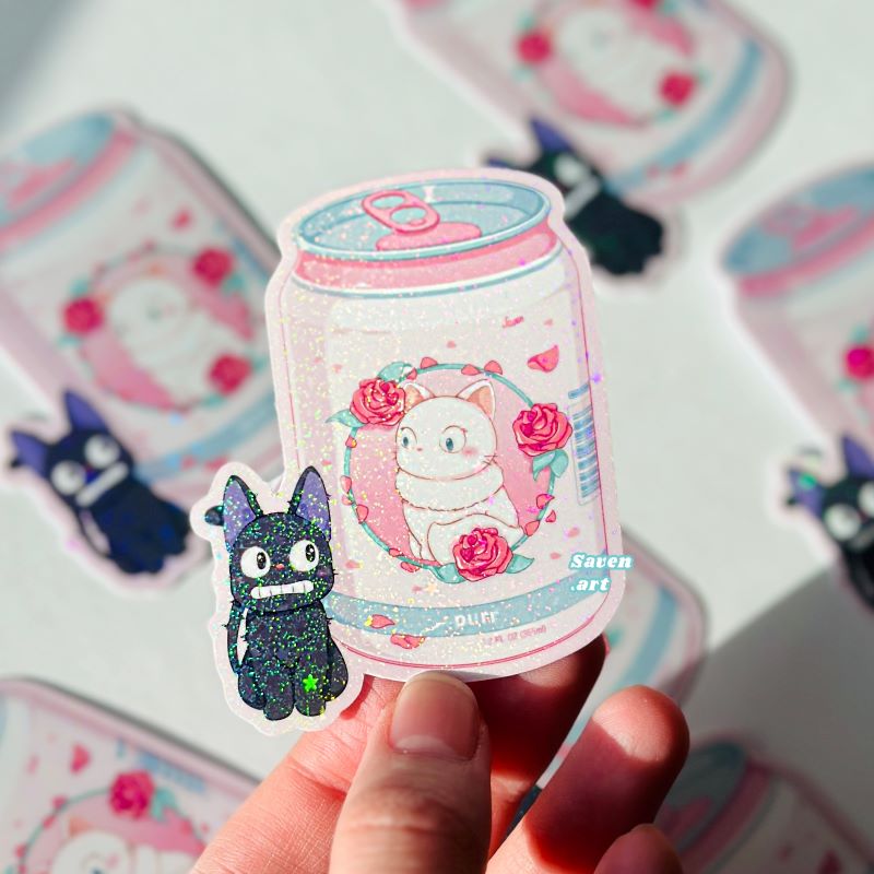 Sticker: Jiji Soda Can