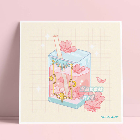 Print: Sakura Juice Box