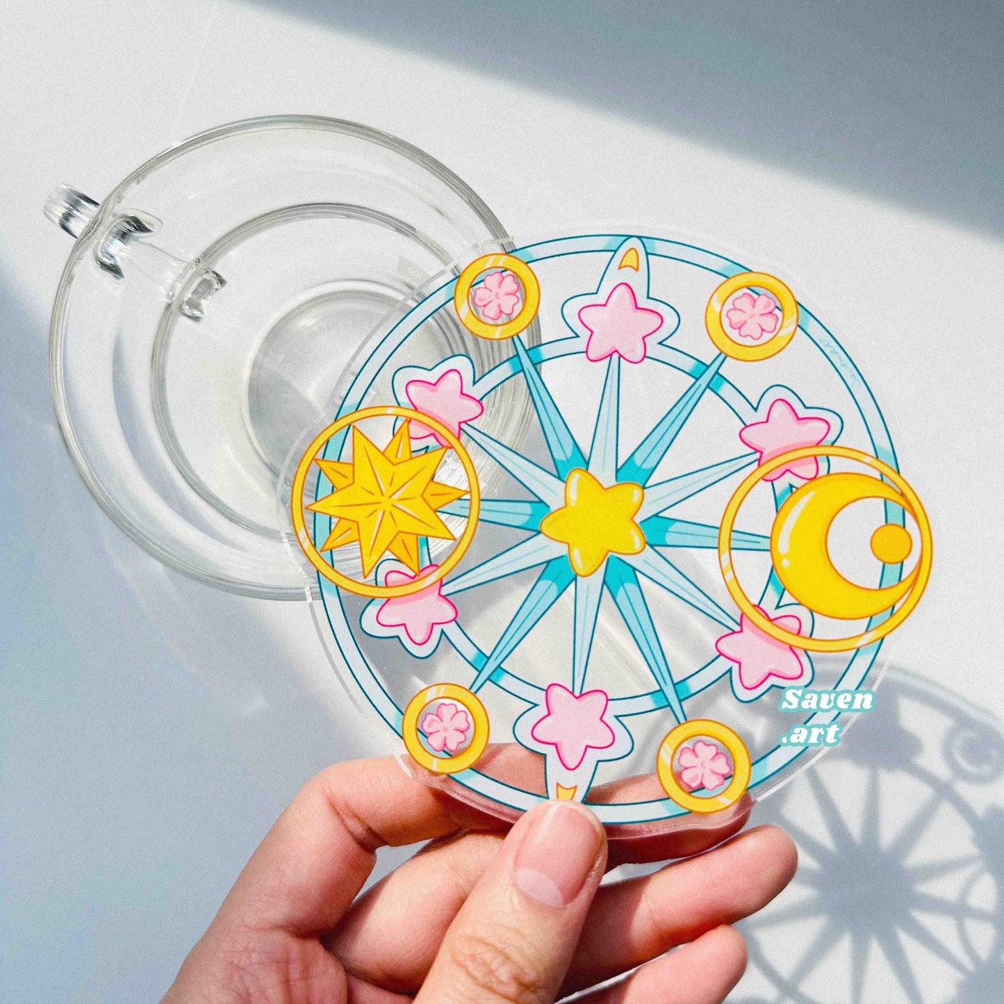 Acrylic Coaster: Sakura Cracker