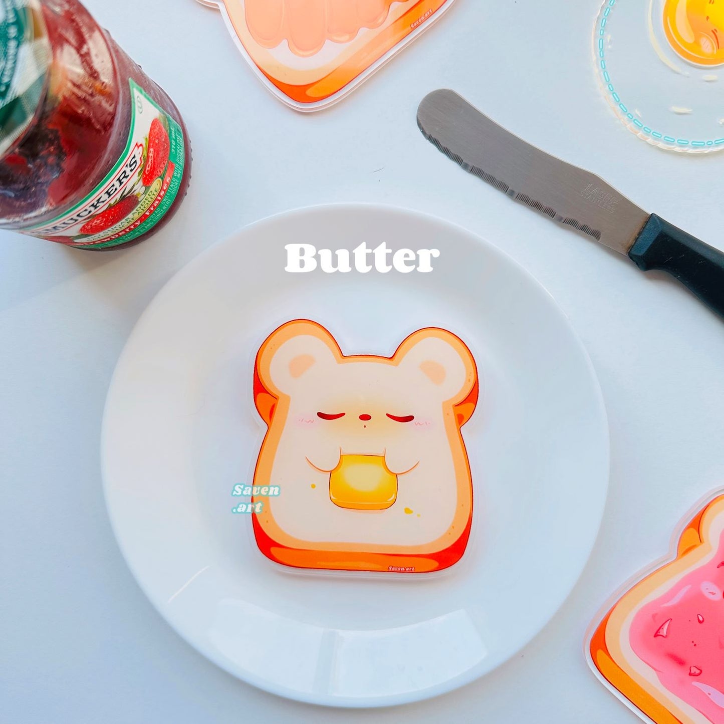 Acrylic Coasters: Beary Toasties