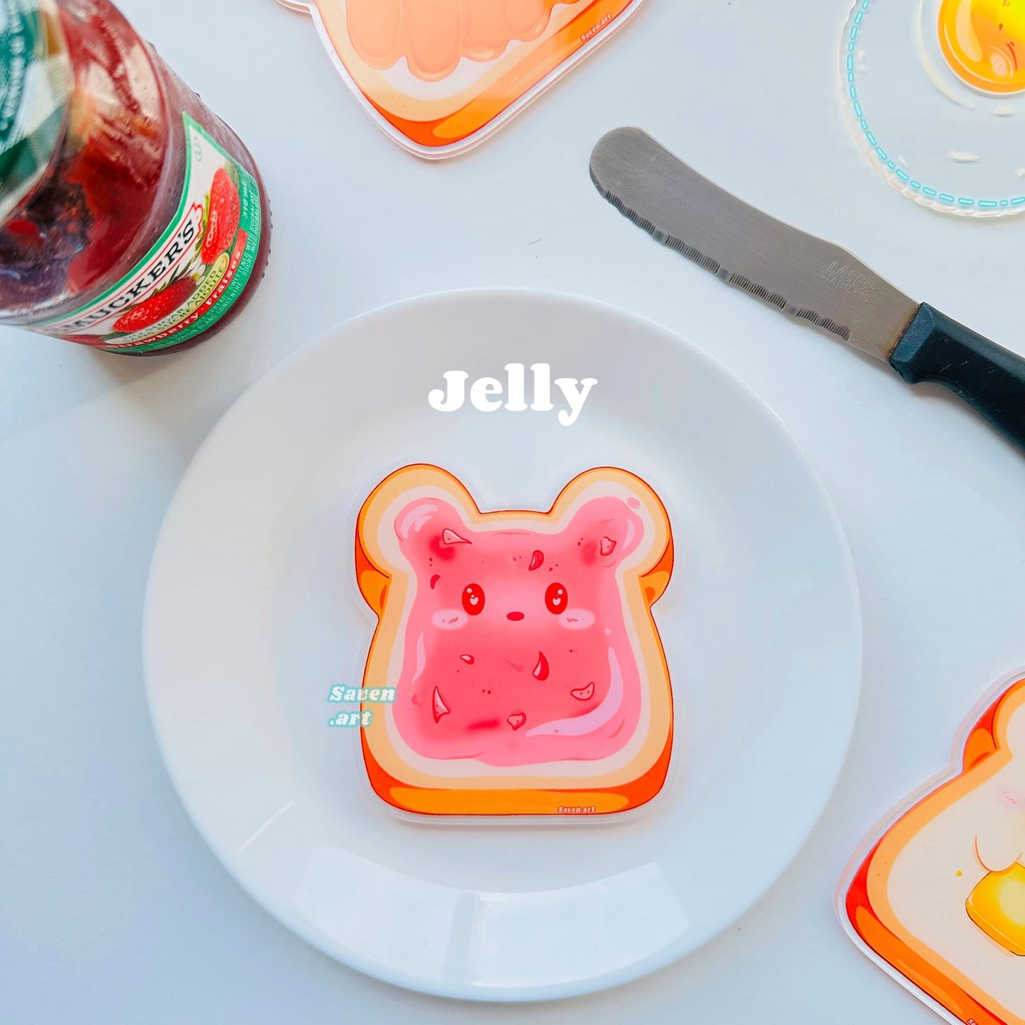 Acrylic Coasters: Beary Toasties