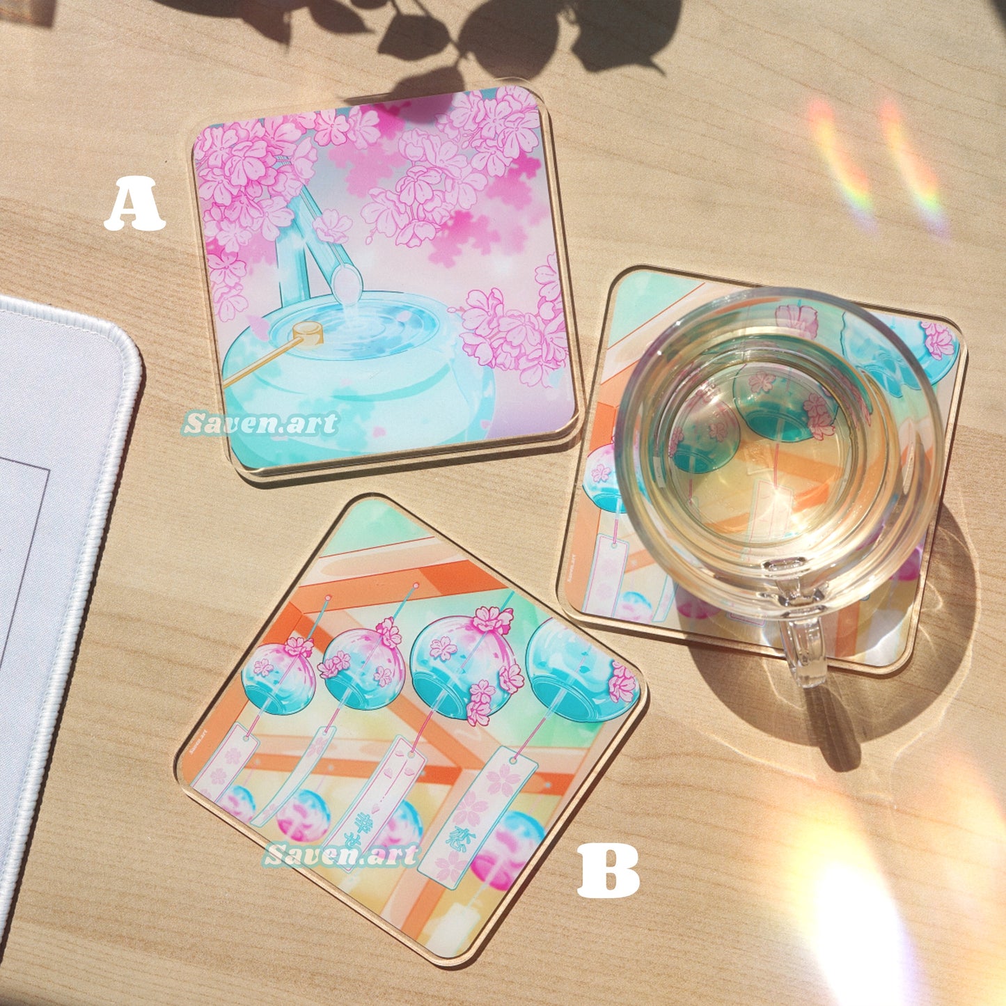 Acrylic Coasters: Summer Series