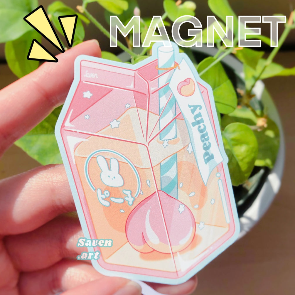 Magnet: Peachy Juice