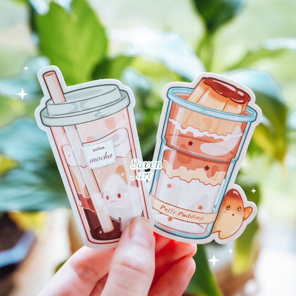 Stickers: Puffy Cafe ~ Drinks