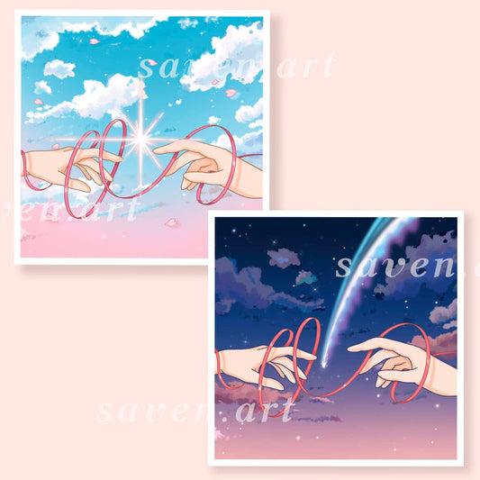 “Meant to be” print and stickers
