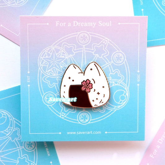 Mini Pin: Onigiri