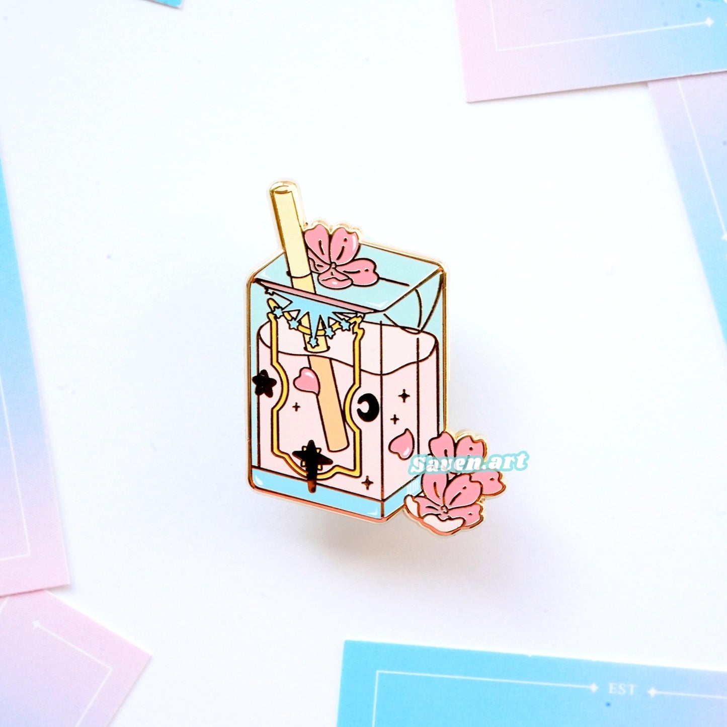 Enamel Pin: Juice Box