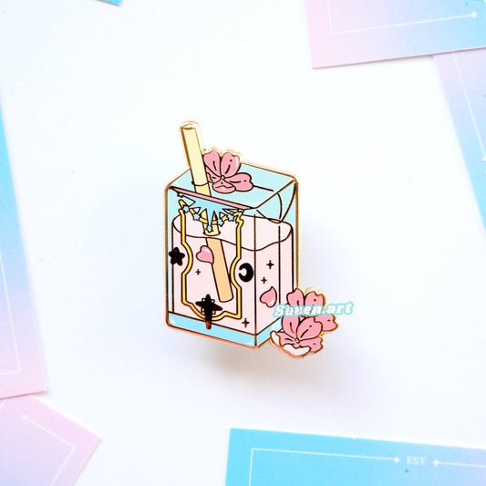 Enamel Pin: Juice Box