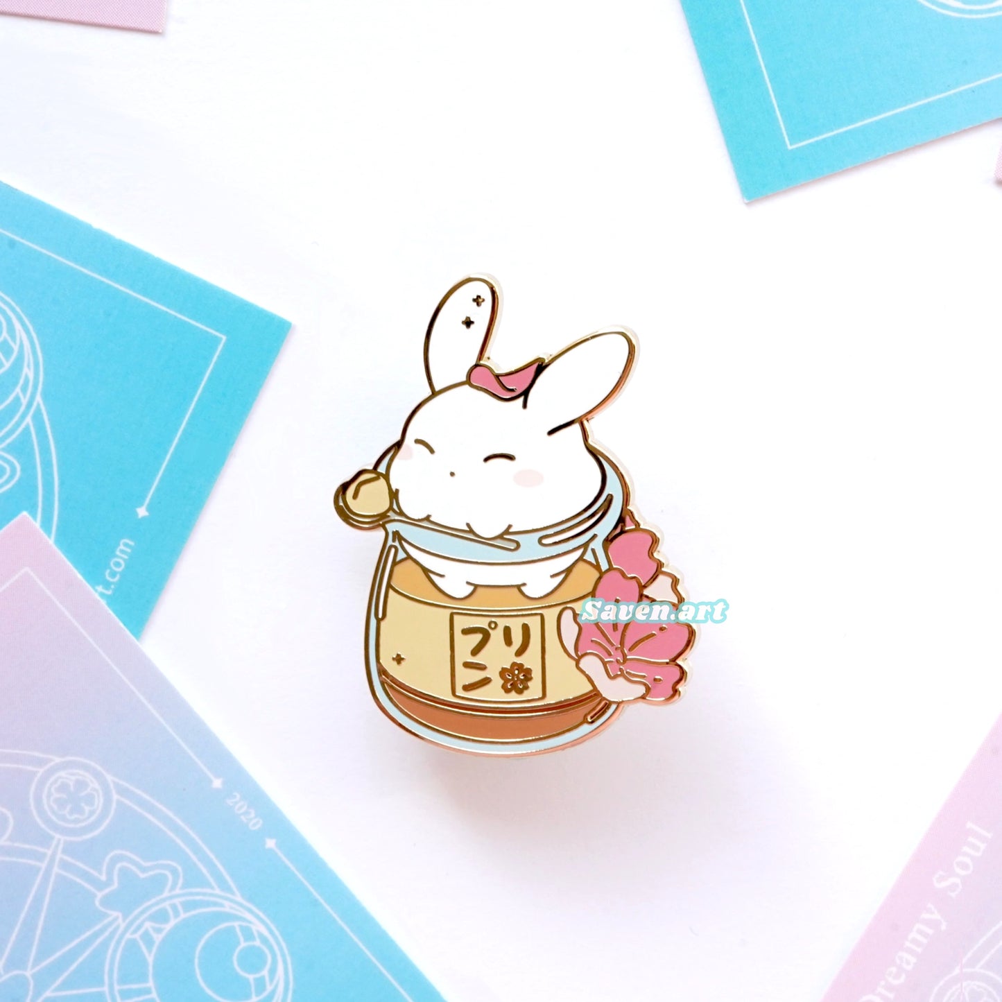 Enamel Pin: Buns Pudding